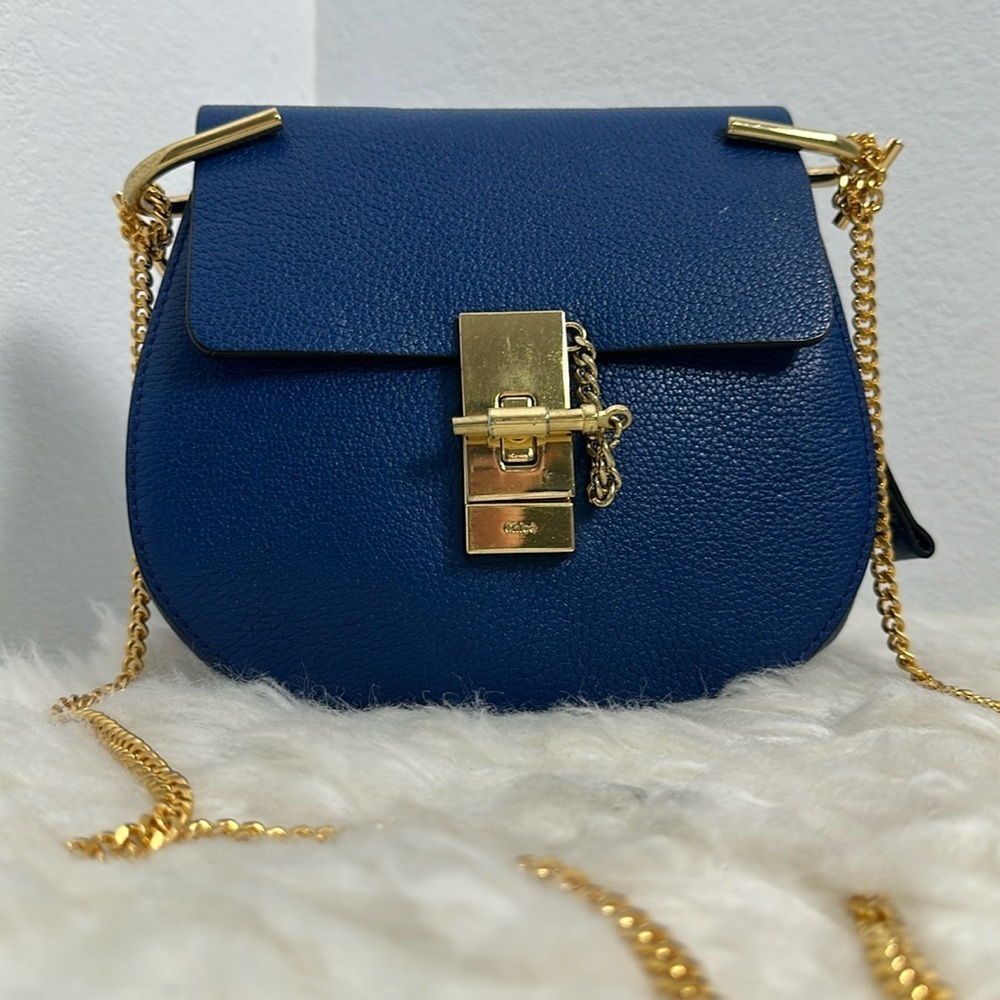💯 Authentic Chloe Drew leather crossbody bag🍀